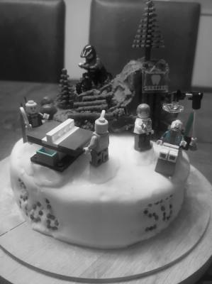 A birthday cake fit for a dentist